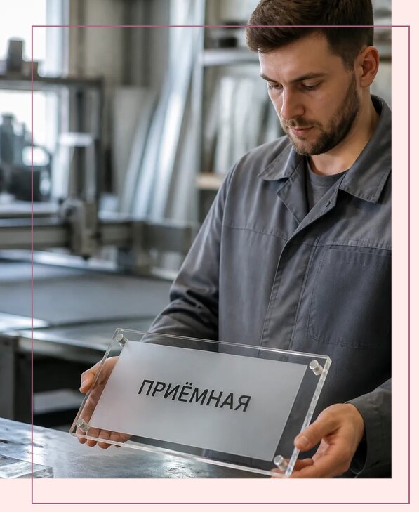Таблички из оргстекла на заказ в Карталах от 4068 р. | Аванза-Крт